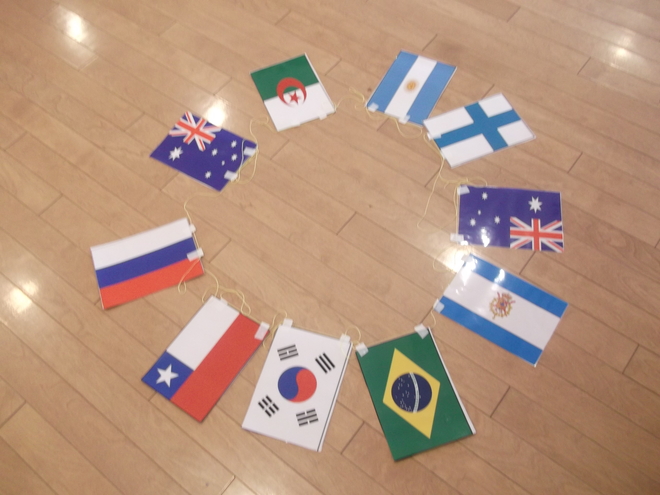 運動会の国旗